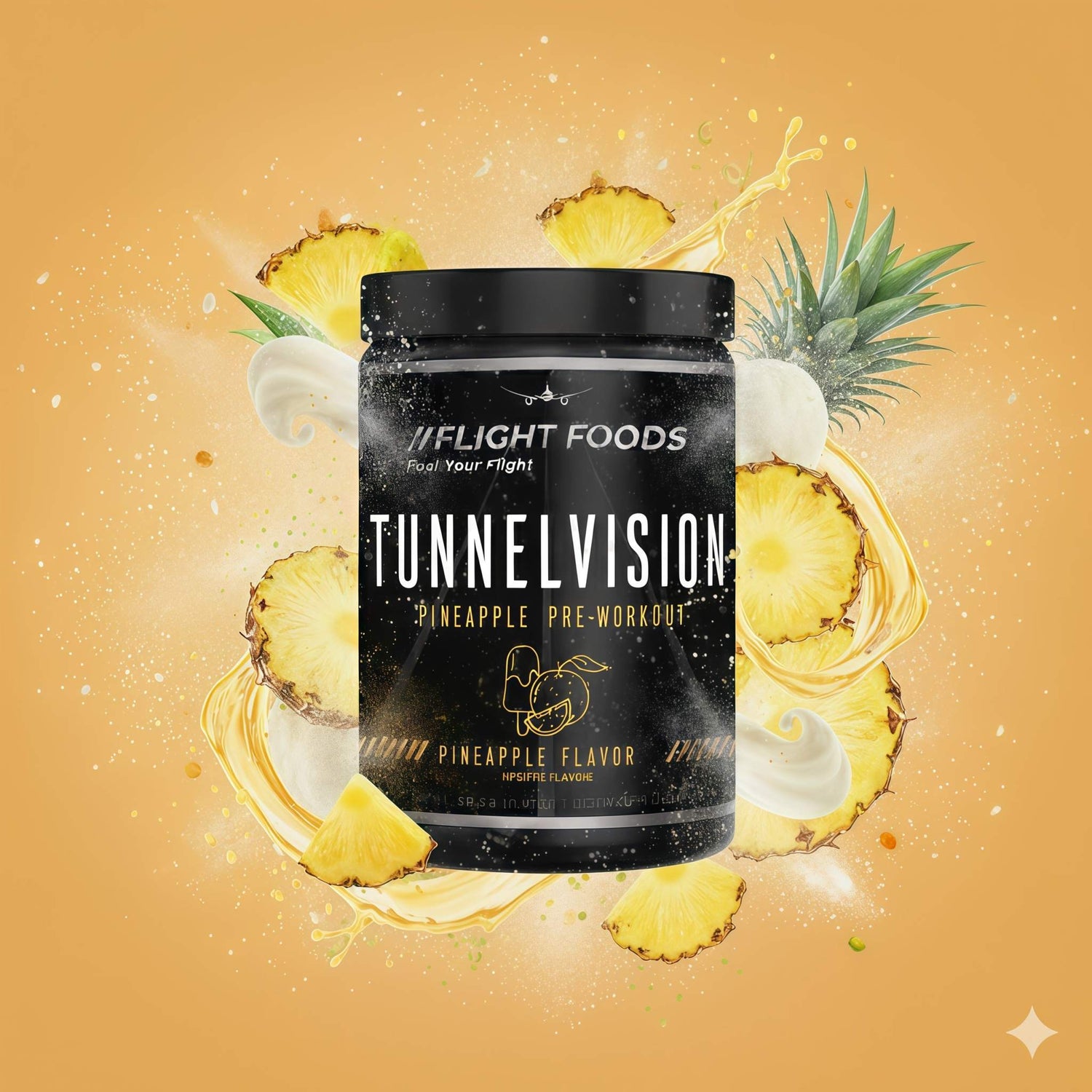 Tunnel Vision Pre-Workout supplement by Flight Foods – clean energy and focus for athletes