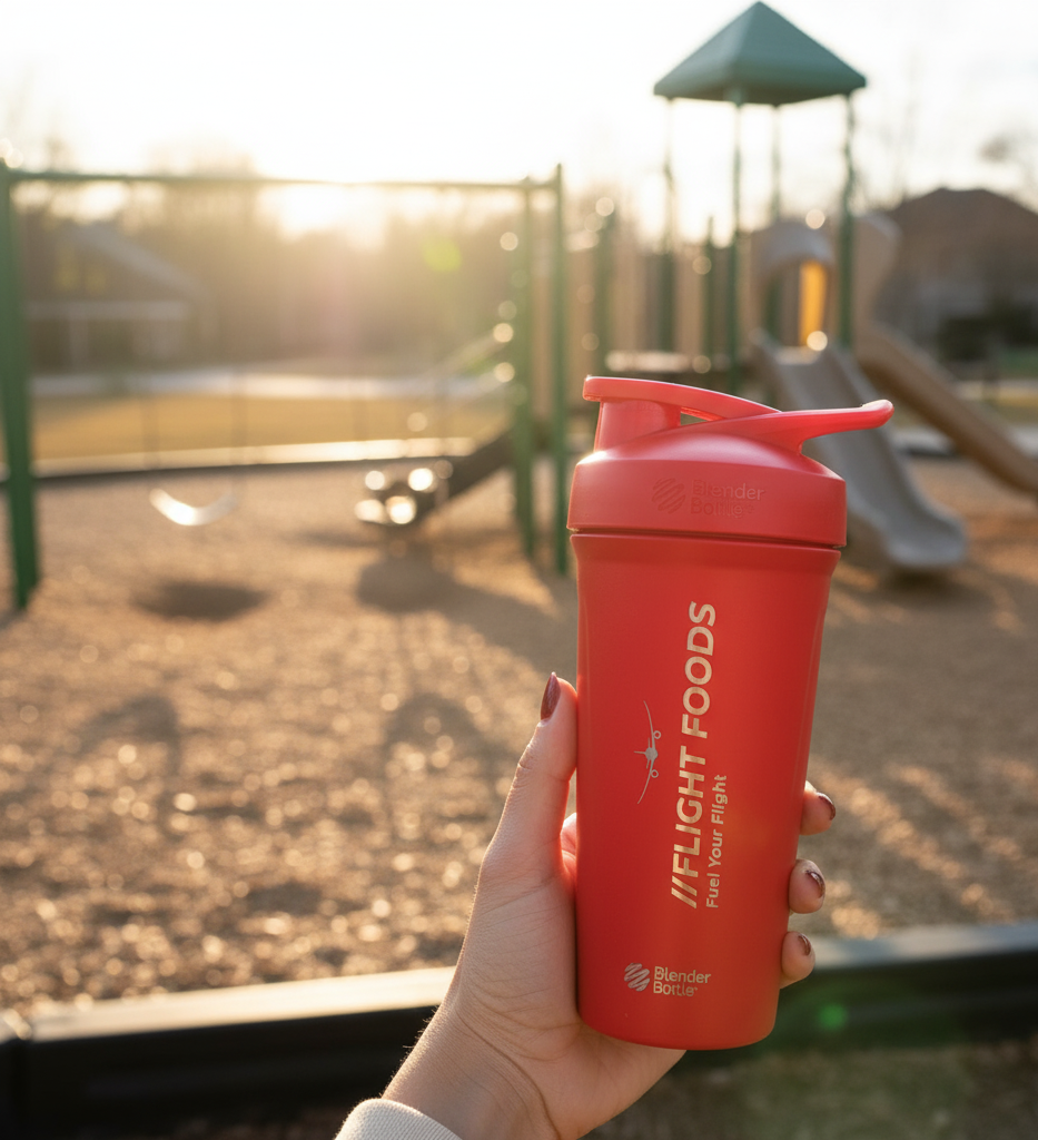 Red Flight Foods Shaker Bottle | Faith-Driven Fitness Accessory