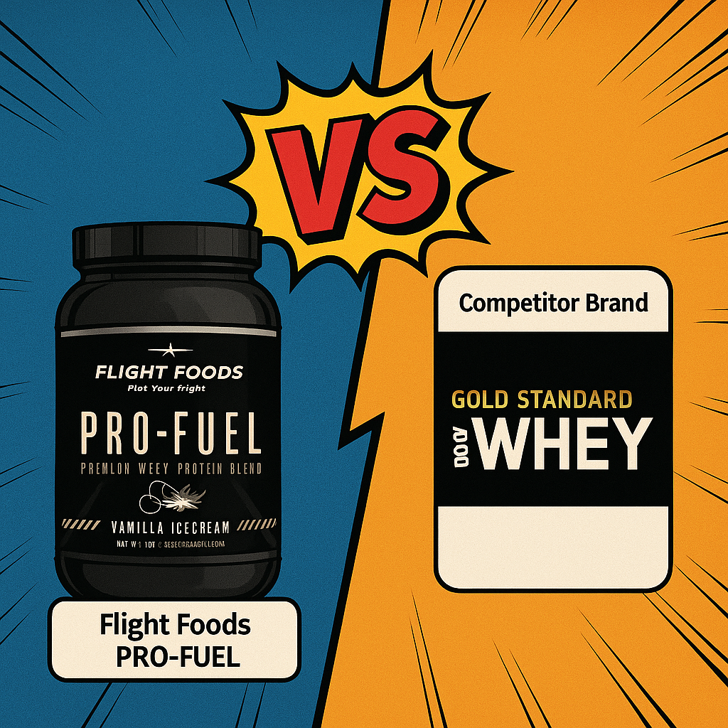 Gold Standard Whey vs. Flight Foods Pro-Fuel: The Ultimate 2025 Whey Protein Comparison