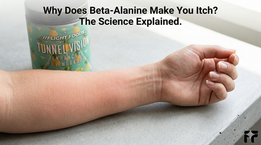 Beta-alanine paresthesia tingling sensation explained — Flight Foods pre-workout supplement guide