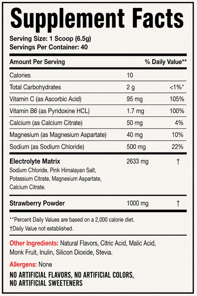 Solomon Strawberry Electrolytes