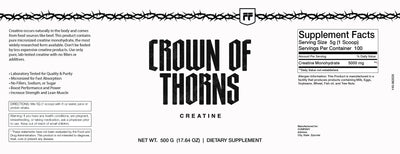 Crown of Thorns Creatine Monohydrate | Power + Recovery | Flight Foods