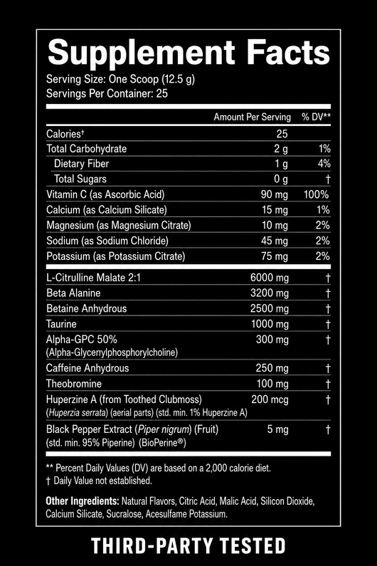 Crusader Creamsicle Pre-Workout