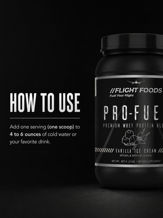 Pro Fuel Whey Protein Powder - Protein Supplement - Flight Foods