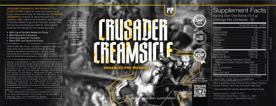 Crusader Creamsicle Pre-Workout (Ships 4/12)