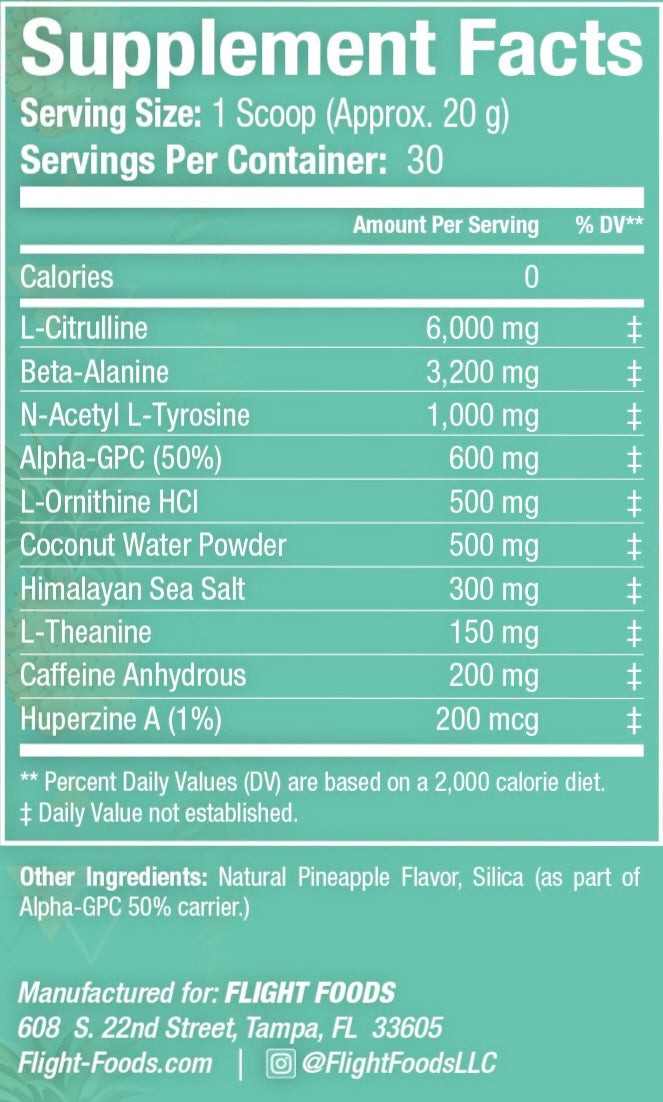 Tunnel Vision Pre-Workout | Clean Focus & Lasting Energy For Peak Performance