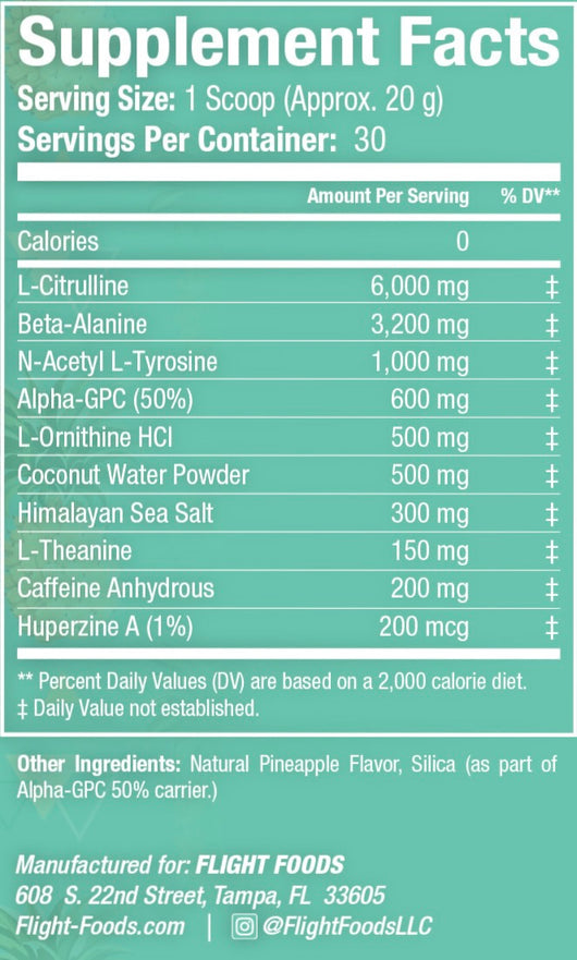 Tunnel Vision Pre-Workout | Clean Focus & Lasting Energy For Peak Performance