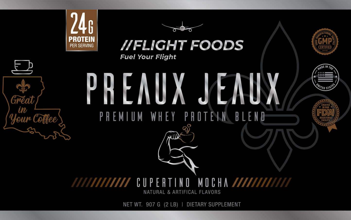 Preaux Jeaux: Protein for Your Coffee