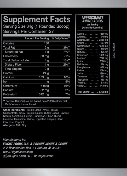 Preaux Jeaux Whey Protein for Coffee