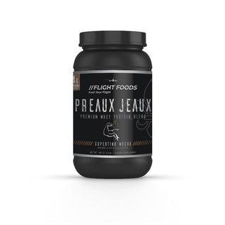 Preaux Jeaux Whey Protein for Coffee | Flight Foods