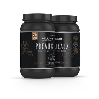 Preaux Jeaux Whey Protein for Coffee | Flight Foods