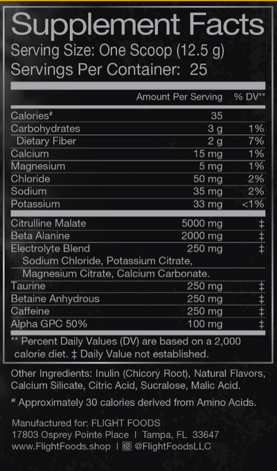 Crusader Creamsicle Pre-Workout (Ships 4/12)