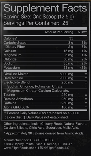 Crusader Creamsicle Pre-Workout (Ships 4/12)