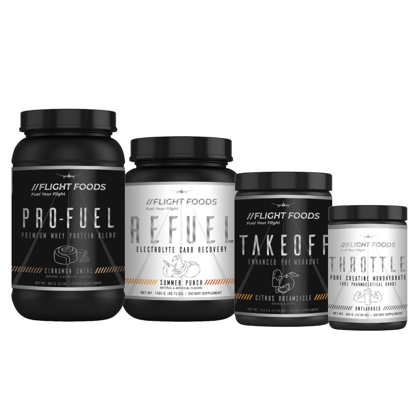 An image showcasing the "One of Everything Bundle," featuring all our supplements displayed together.