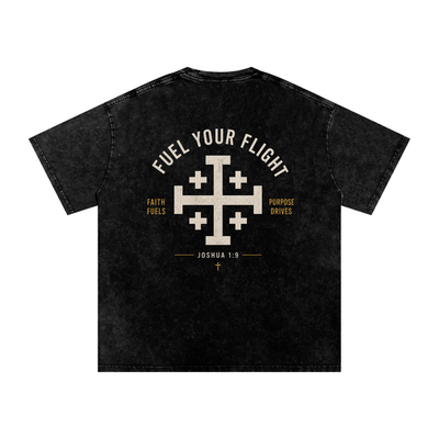 Flight Foods Oversized Cross Tee