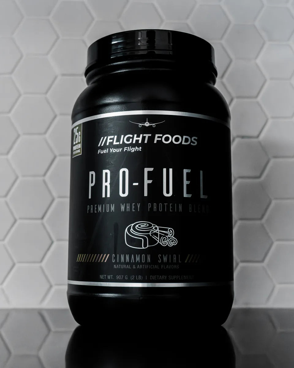 Pro-Fuel Premium Whey Protein tub, Cinnamon Swirl