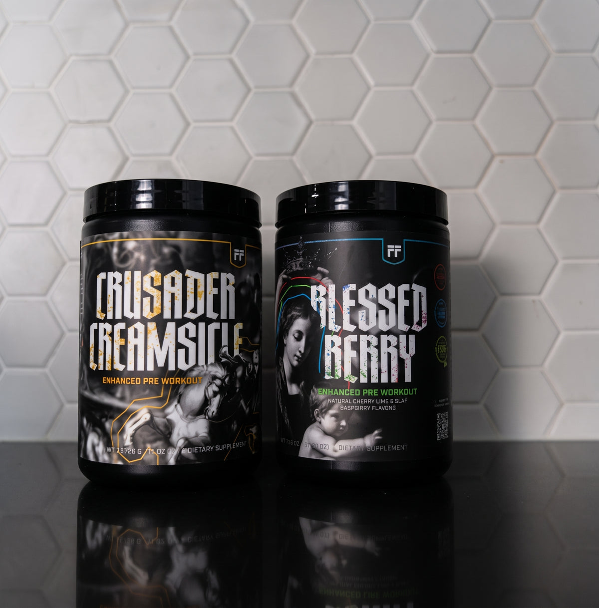 Crusader Creamsicle Pre-Workout supplement facts panel