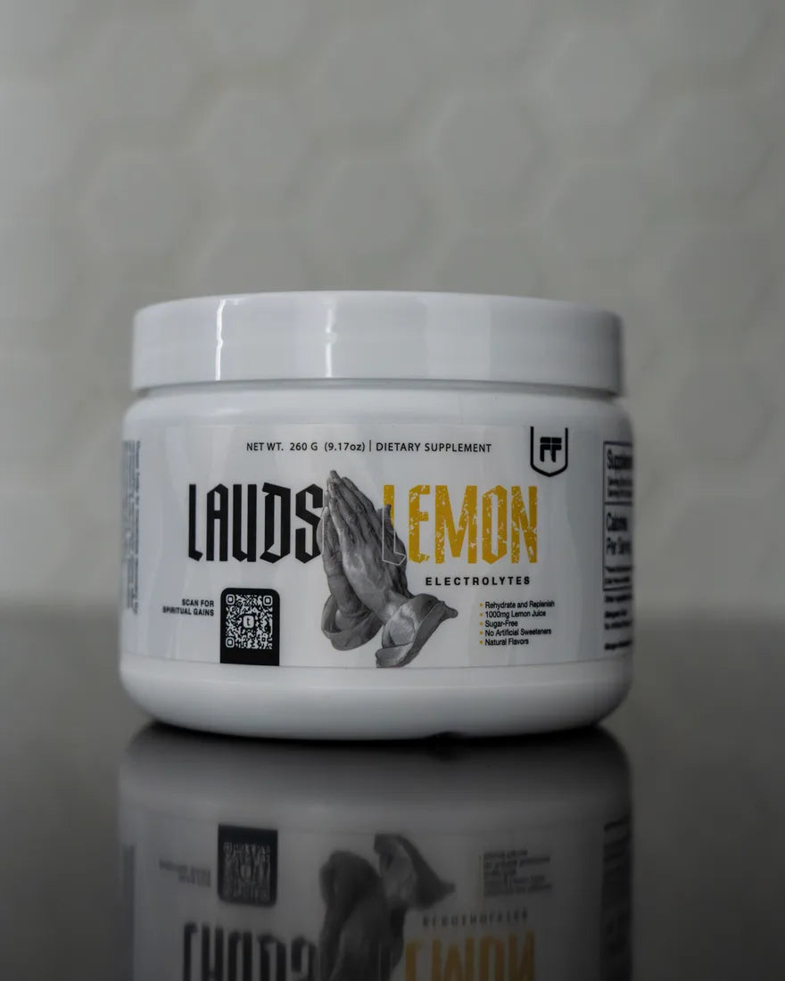 Lauds Lemon Electrolytes tub